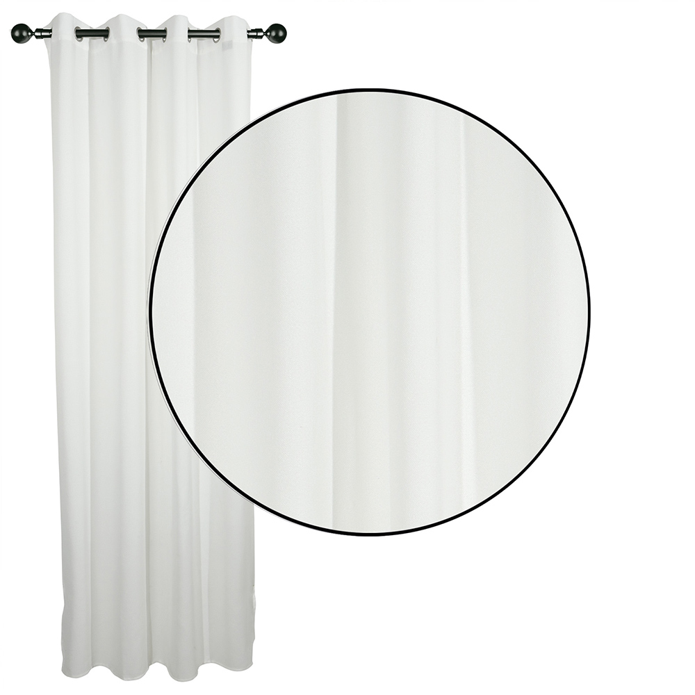 Κουρτίνα με Κρίκους 140x270cm Das Home 2233  Πολυεστερική