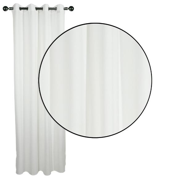 Κουρτίνα με Κρίκους 140x270cm Das Home 2233  Πολυεστερική
