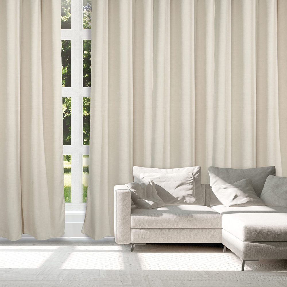 Κουρτίνα με Κρίκους 140x270cm Das Home 2239 Πολυεστερική