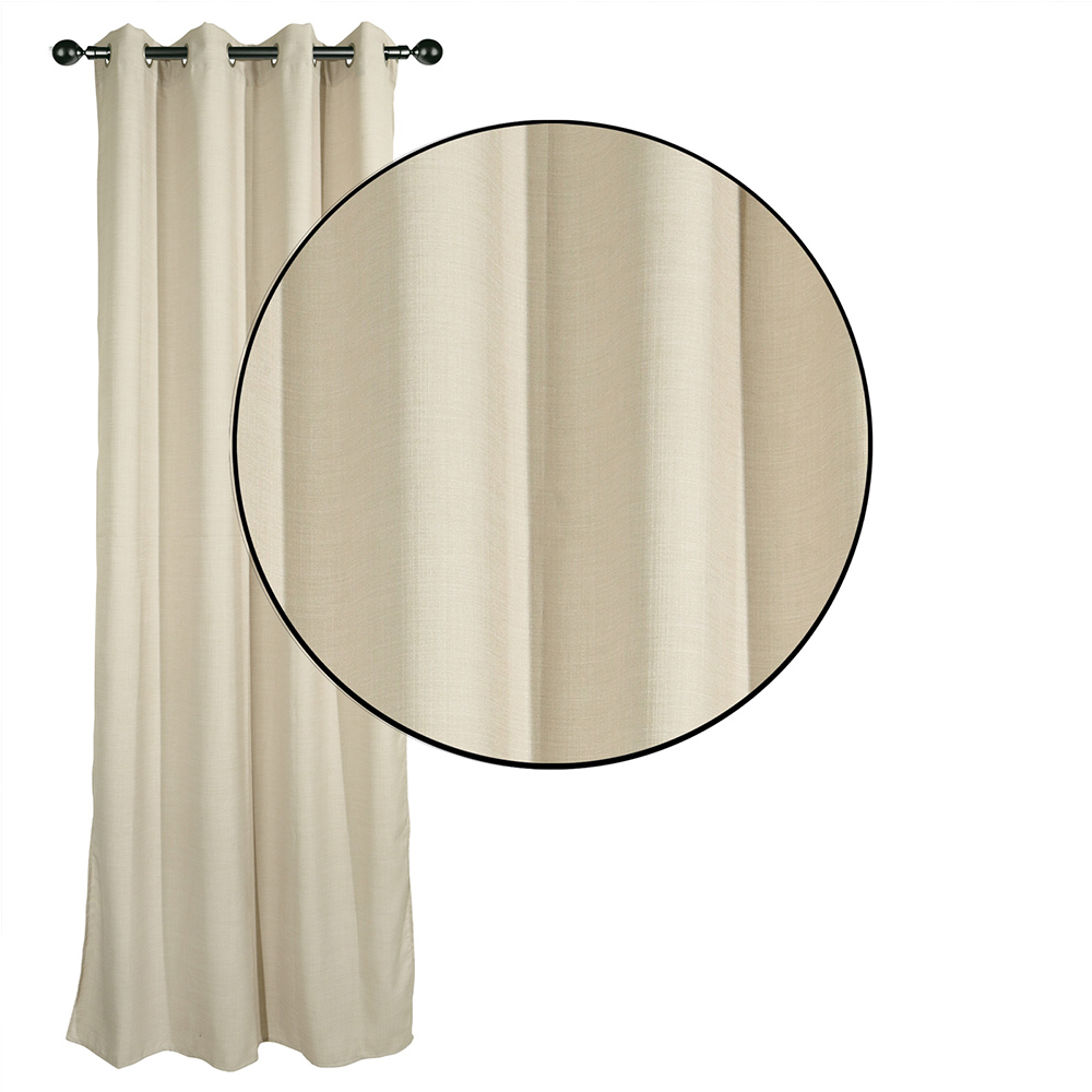 Κουρτίνα με Κρίκους 140x270cm Das Home 2239 Πολυεστερική