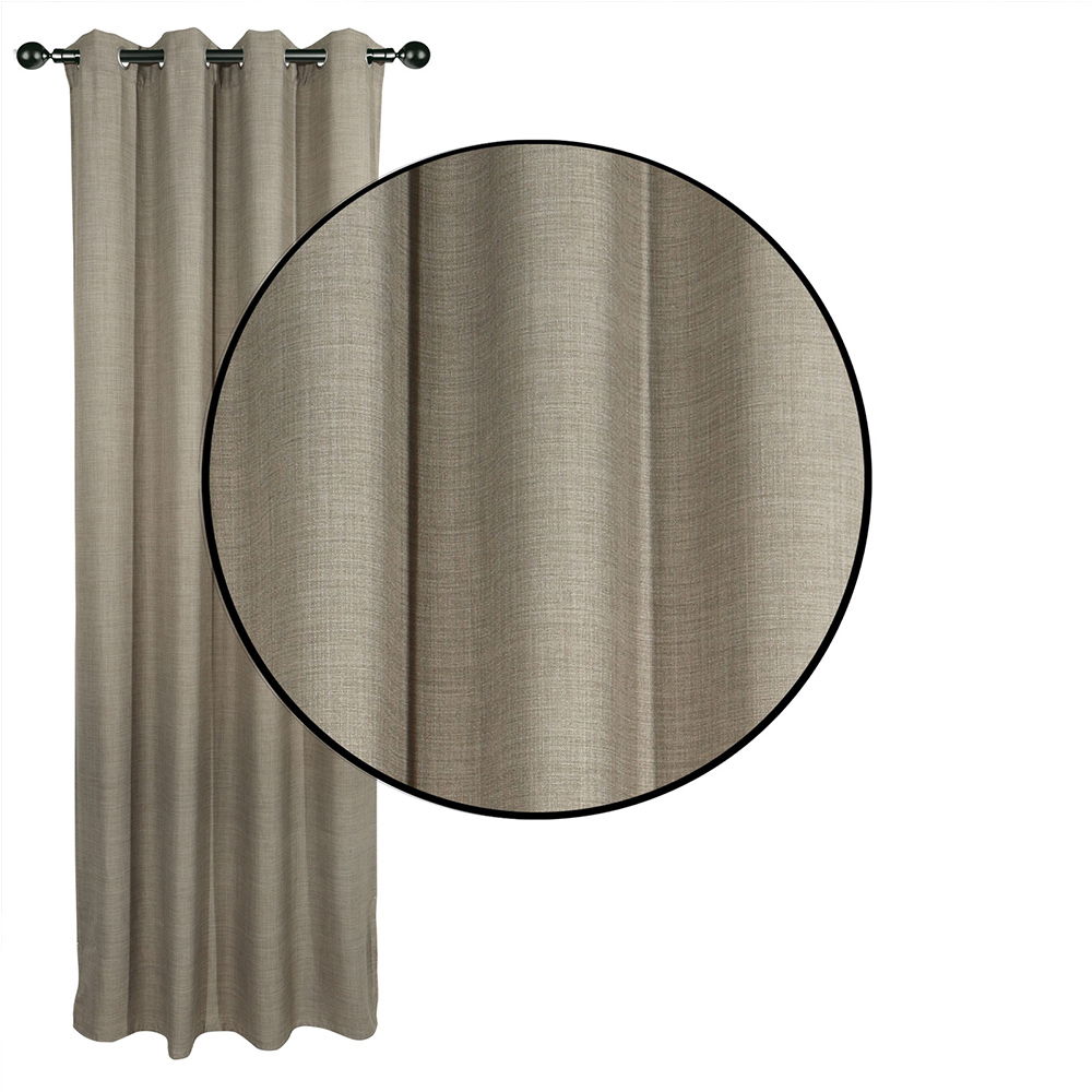 Κουρτίνα με Κρίκους 140x270cm Das Home 2243 Πολυεστερική