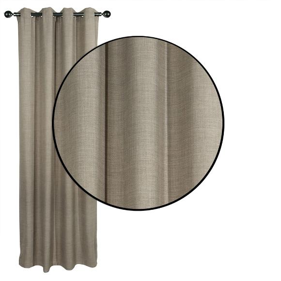 Κουρτίνα με Κρίκους 140x270cm Das Home 2243 Πολυεστερική