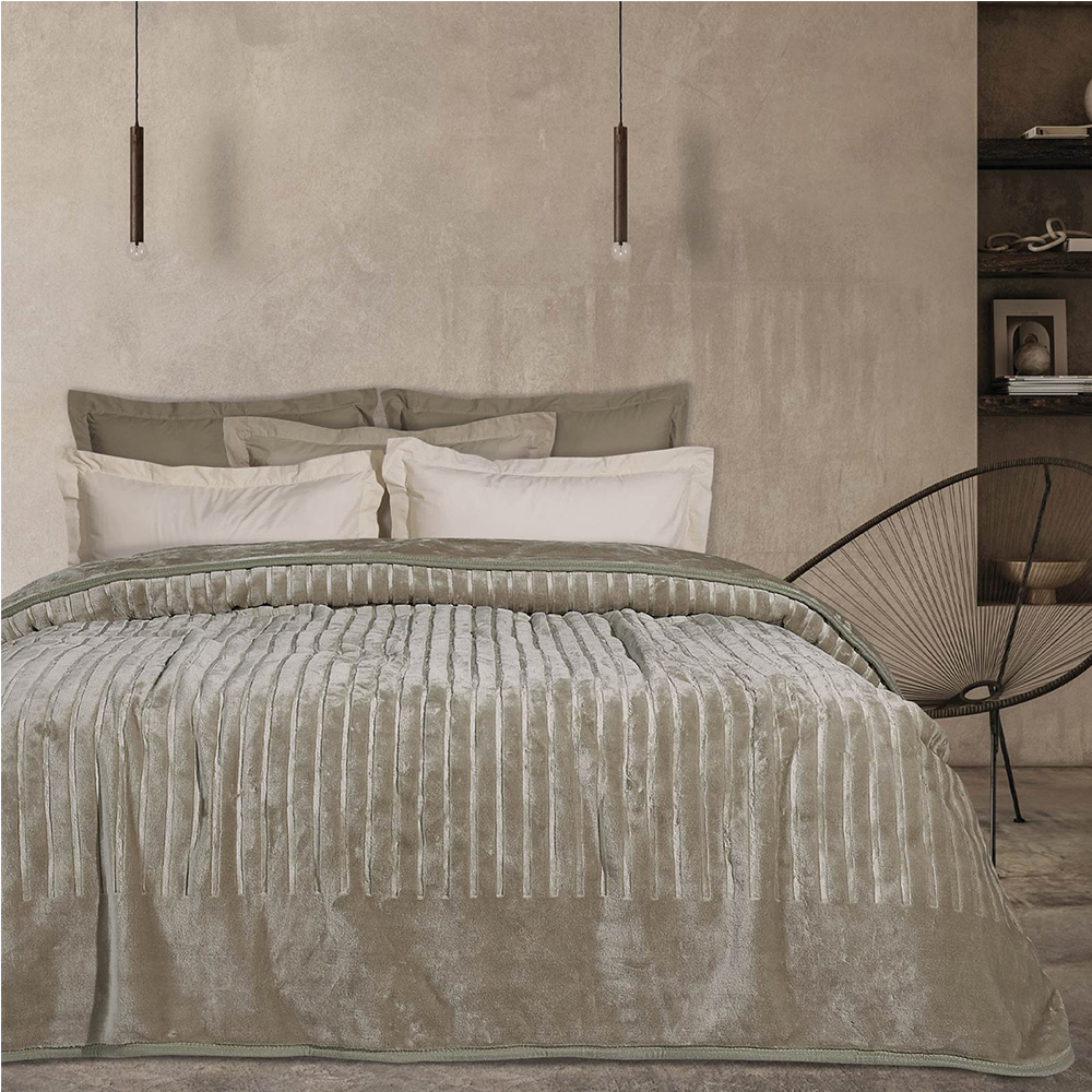 Κουβέρτα Υπέρδιπλη Velour 220x240cm Das Home 1350 Ακρυλική