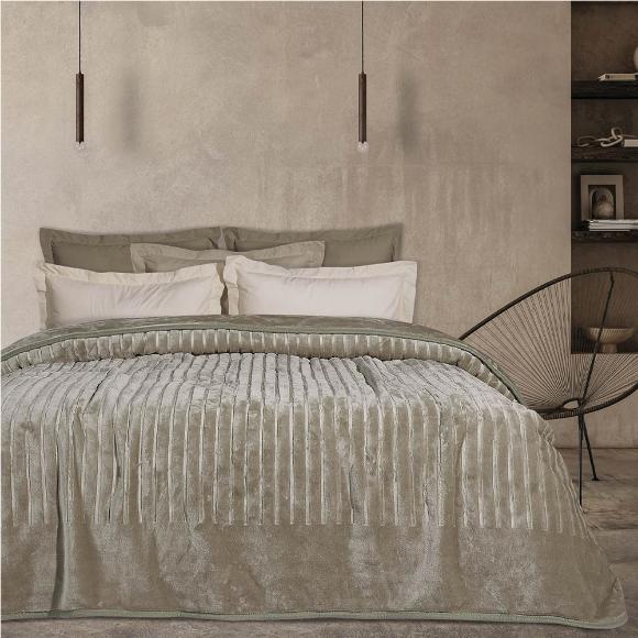 Κουβέρτα Υπέρδιπλη Velour 220x240cm Das Home 1350 Ακρυλική