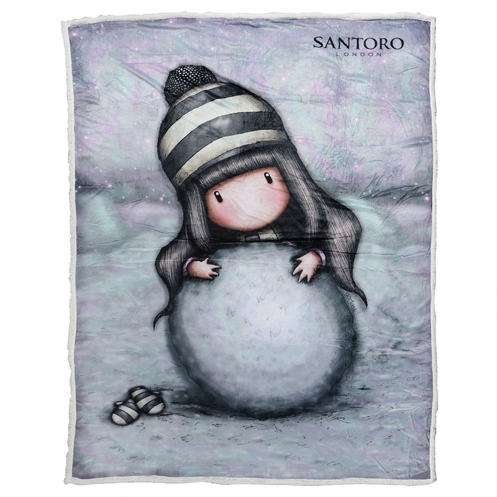 Κουβέρτα Μονή Παιδική Fleece-Sherpa 160x220cm Das Kids Santoro Prints 5033 Πολυεστερική
