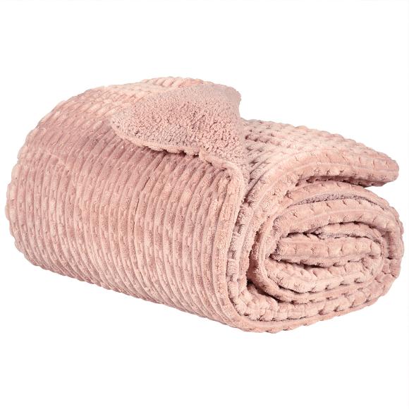 Κουβερτοπάπλωμα Υπέρδιπλο Fleece-Sherpa 220x240cm Das Home 1175 Πολυέστερας