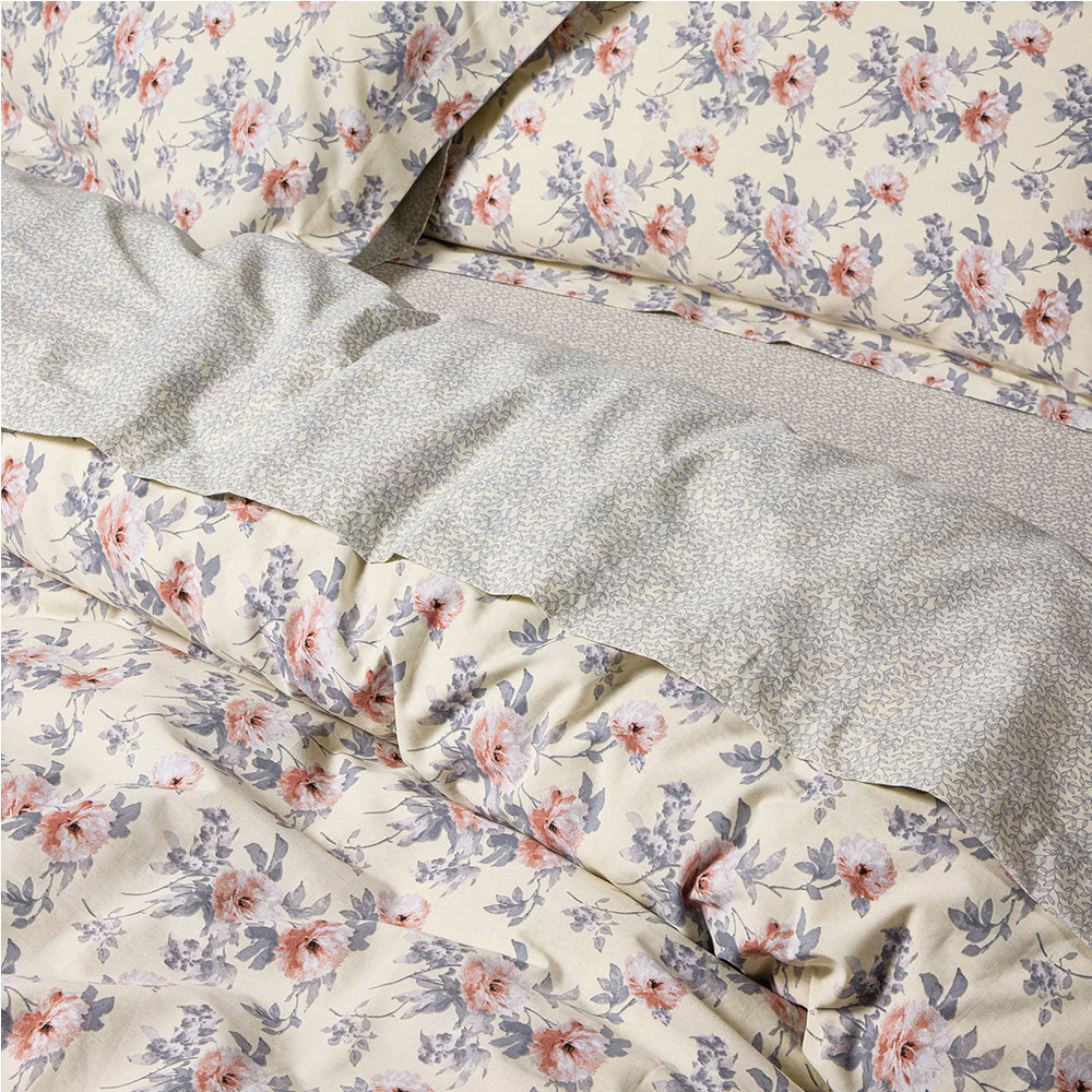 Σεντόνια Ημίδιπλα Σετ Με Λάστιχο 120x200+35cm Das Home 5442 Βαμβάκι-Πολυεστέρας