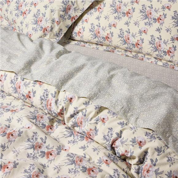 Σεντόνια Ημίδιπλα Σετ Με Λάστιχο 120x200+35cm Das Home 5442 Βαμβάκι-Πολυεστέρας