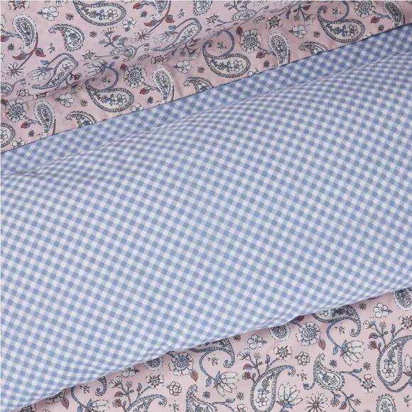 Σεντόνια Υπέρδιπλα Σετ Με Λάστιχο 170x200+35cm Das Home 5427 Βαμβάκι-Πολυεστέρας