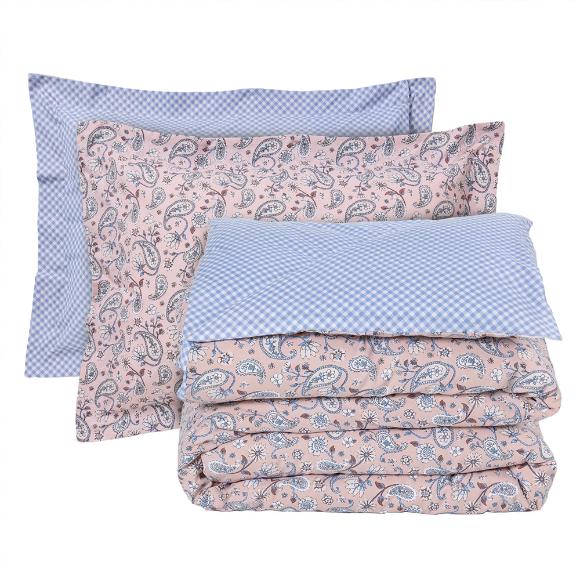 Σεντόνια Υπέρδιπλα Σετ Με Λάστιχο 170x200+35cm Das Home 5427 Βαμβάκι-Πολυεστέρας