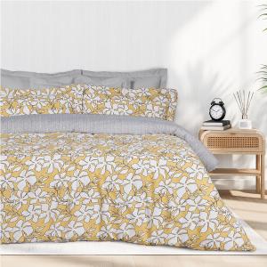 Σεντόνια Υπέρδιπλα Σετ Με Λάστιχο 170x200+35cm Das Home 5432 Βαμβάκι-Πολυεστέρας