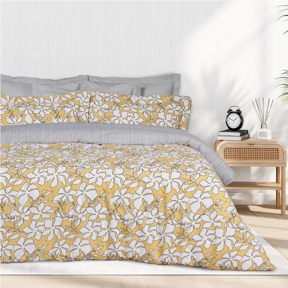 Σεντόνια Υπέρδιπλα Σετ Με Λάστιχο 170x200+35cm Das Home 5432 Βαμβάκι-Πολυεστέρας