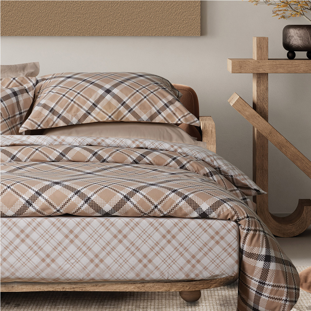 Σεντόνια Υπέρδιπλα Σετ Με Λάστιχο 170x200+35cm Das Home 5435 Βαμβάκι-Πολυεστέρας