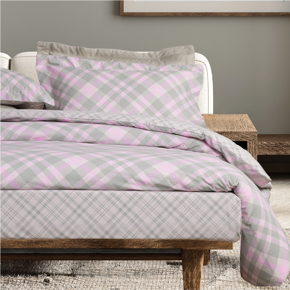 Σεντόνια Υπέρδιπλα Σετ Με Λάστιχο 170x200+35cm Das Home 5436 Βαμβάκι-Πολυεστέρας