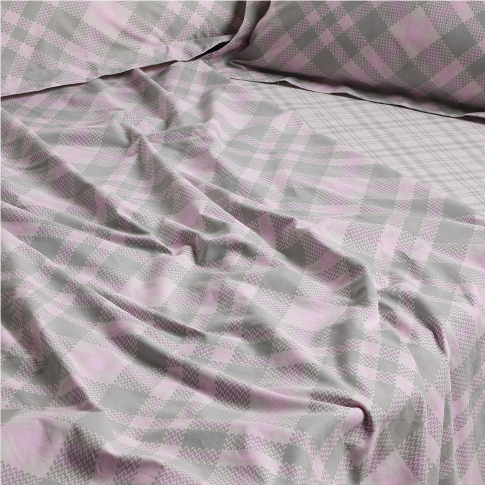 Σεντόνια Υπέρδιπλα Σετ Με Λάστιχο 170x200+35cm Das Home 5436 Βαμβάκι-Πολυεστέρας