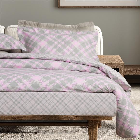 Σεντόνια Υπέρδιπλα Σετ Με Λάστιχο 170x200+35cm Das Home 5436 Βαμβάκι-Πολυεστέρας