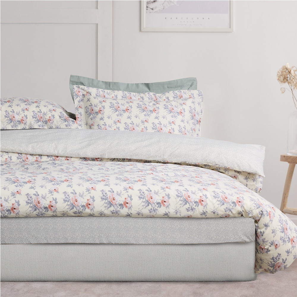 Σεντόνια Υπέρδιπλα Σετ Με Λάστιχο 170x200+35cm Das Home 5442 Βαμβάκι-Πολυεστέρας