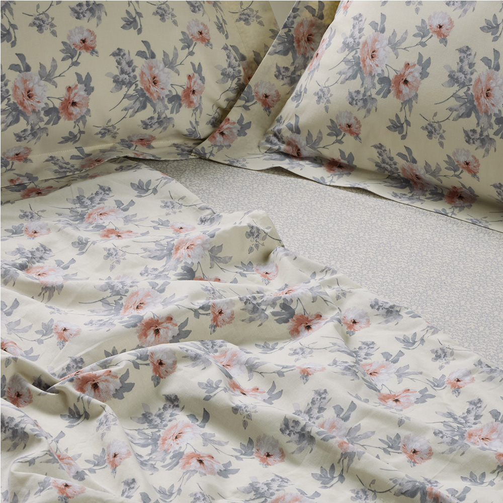 Σεντόνια Υπέρδιπλα Σετ Με Λάστιχο 170x200+35cm Das Home 5442 Βαμβάκι-Πολυεστέρας