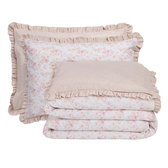 Σεντόνια Υπέρδιπλα Σετ 240x260cm Das Home 3183 Βαμβακερά