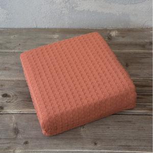 Κουβέρτα Μονή Πικέ 160x240cm Nima Habit Orange Βαμβακερή