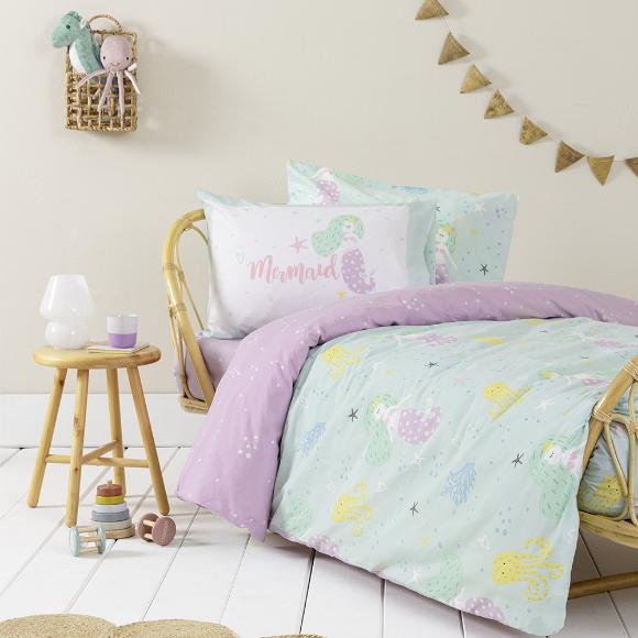 Σεντόνια Παιδικά Σετ Με Λάστιχο 100x200+30cm Nima Lillyland Βαμβακερά