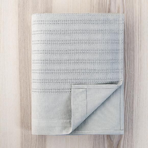 Κουβέρτα Πικέ Μονή 160x240cm Dune Gray Βαμβακερή