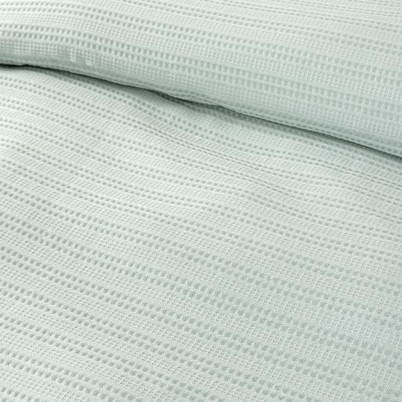 Κουβέρτα Πικέ Μονή 160x240cm Dune Minty Blue Βαμβακερή