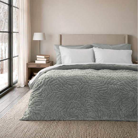 Παπλωματοθήκη Υπέρδιπλη 220x240cm Nima Reve Gray Πολυεστέρας