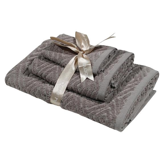 Πετσέτες Σετ 3 Τεμάχια Das Home 0665 Βαμβακερές