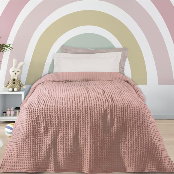 Κουβέρτα Παιδική Μονή Πικέ 160x220cm Das Home 1201 Βαμβακερή