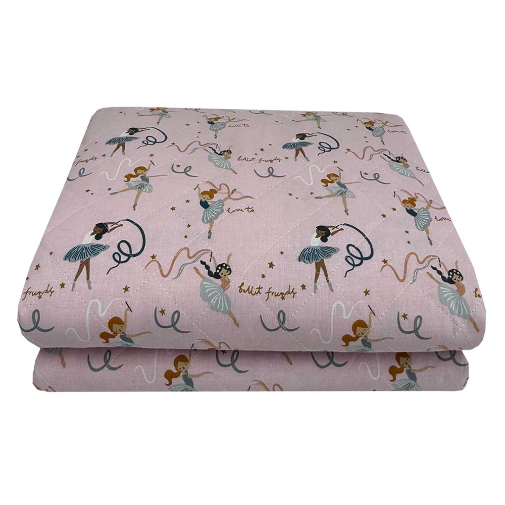 Κουβερλί Παιδικό Μονό 160x250cm Astron Ballerines Βαμβακερό