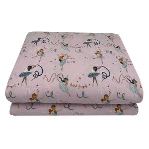 Κουβερλί Παιδικό Μονό 160x250cm Astron Ballerines Βαμβακερό