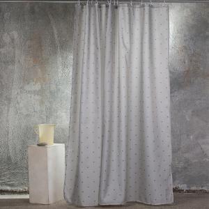 Κουρτίνα Μπάνιου 180x180cm Melinen Dots Silver Polyester
