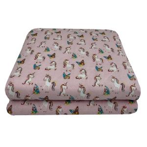 Κουβερλί Παιδικό Μονό 160x250cm Astron Fairy Unicorn Βαμβακερό