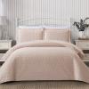 Κουβερλί Υπέρδιπλο Σετ 220x240cm Liolios Home Glenda Rose Microsatin