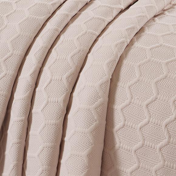 Κουβερλί Υπέρδιπλο Σετ 220x240cm Liolios Home Glenda Rose Microsatin