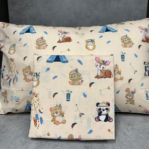 Σεντόνια Παιδικά Σετ 170x260cm Astron Boho Animals Βαμβακερά