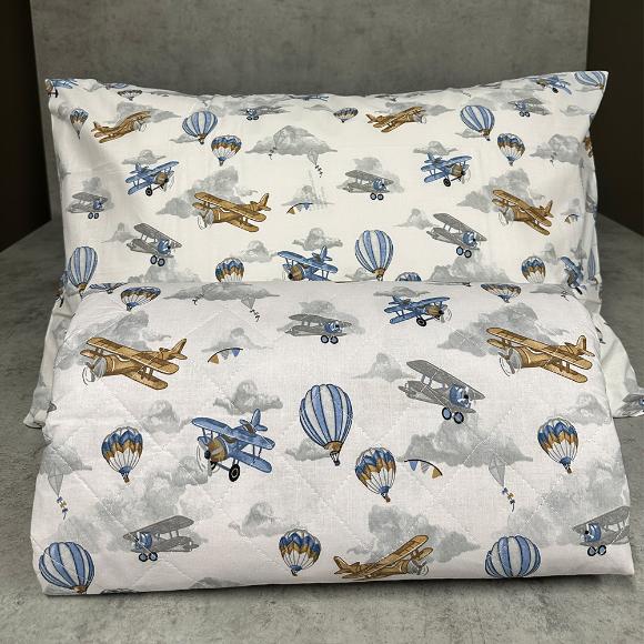 Κουβερλί Παιδικό Μονό 160x250cm Astron Sky Fly Βαμβακερό