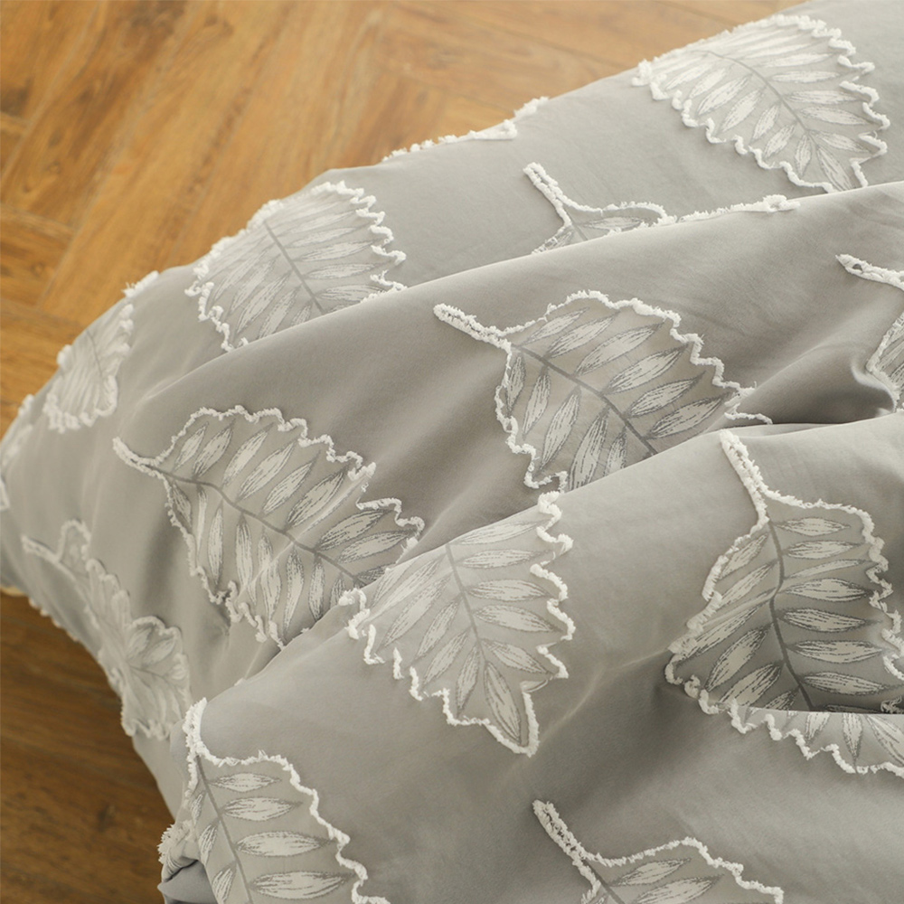 Κουβερλί Υπέρδιπλο 220x240cm Melinen Isla Grey Polyester