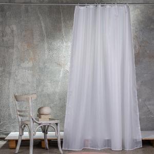 Κουρτίνα Μπάνιου 180x180cm Melinen Jacquard Λευκή Polyester