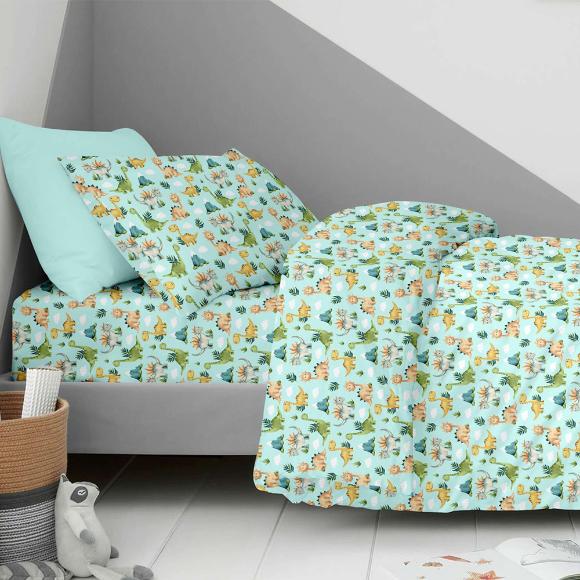 Κουβερλί Παιδικό Μονό 160x250cm Astron Jurrassic Βαμβακερό