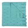 Κουβέρτα Πλεκτή Αγκαλιάς 80x100cm Liolios Home Bunny/Toy(Aqua) Βαμβακερή