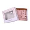 Κουβέρτα Πλεκτή Αγκαλιάς 80x100cm Liolios Home Bunny/Toy(Pink) Βαμβακερή