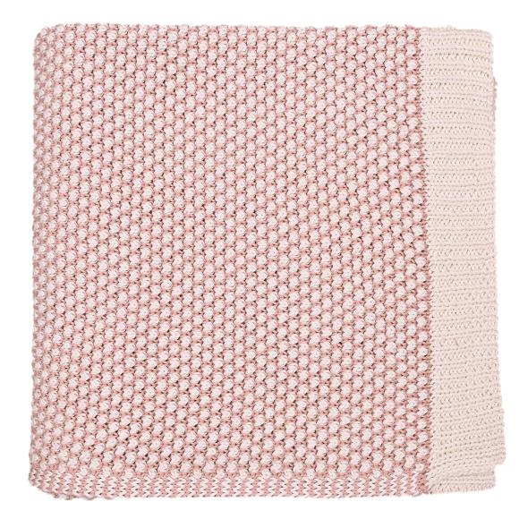 Κουβέρτα Πλεκτή Αγκαλιάς 80x100cm Liolios Home Rattle Pink Combo  Βαμβακερή