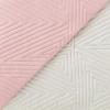 Κουβερλί Υπέρδιπλο 220x240cm Borea Premium Ροζέ/Εκρού Polyester