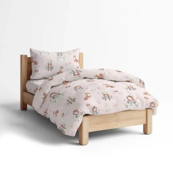 Σετ 5τμχ Κουβερλί + Σετ Σεντόνια Μονα Borea Anne Microfiber