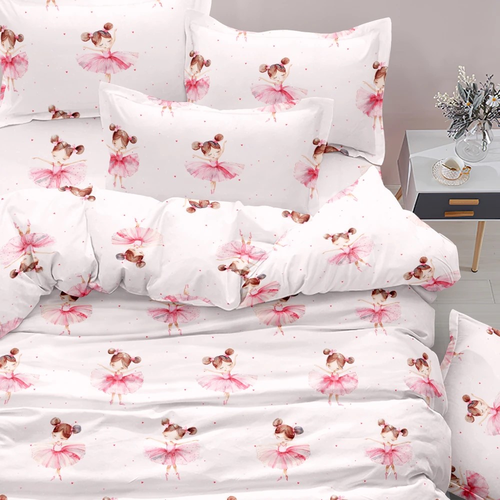 Σετ 5τμχ Κουβερλί + Σετ Σεντόνια Μονα Borea Balletto Microfiber