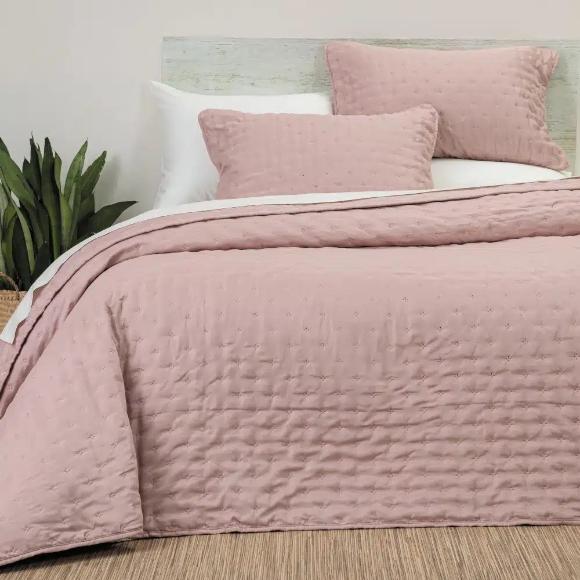 Κουβερλί Υπέρδιπλο Σετ 220x240cm Borea Croiset Σάπιο Μήλο Πολυέστερ