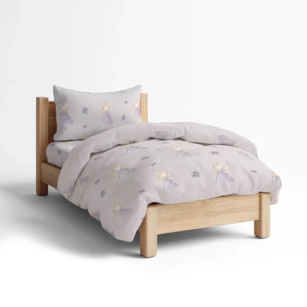 Σετ 5τμχ Κουβερλί + Σετ Σεντόνια Μονα Borea Lily Microfiber