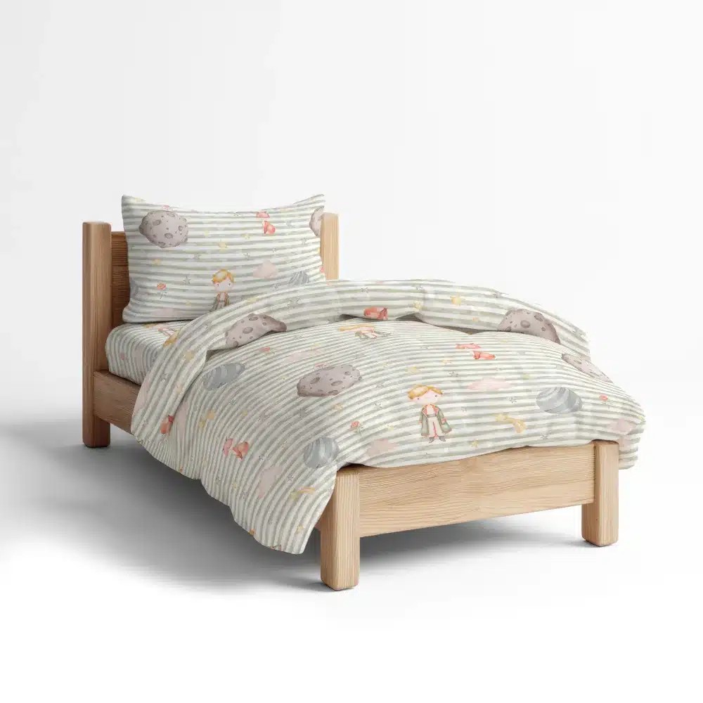 Σετ 5τμχ Κουβερλί + Σετ Σεντόνια Μονα Borea Prince Microfiber